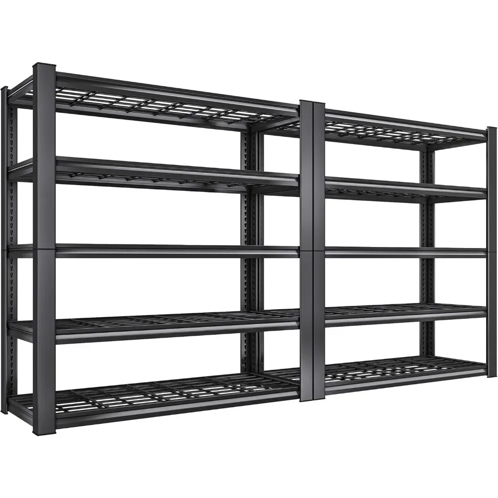 Heavy Duty 5-Tier Adjustable Boltless Metal Storage Rack Shelving Unit 3010 LBS Capacity per Shelf for Warehouse Garage