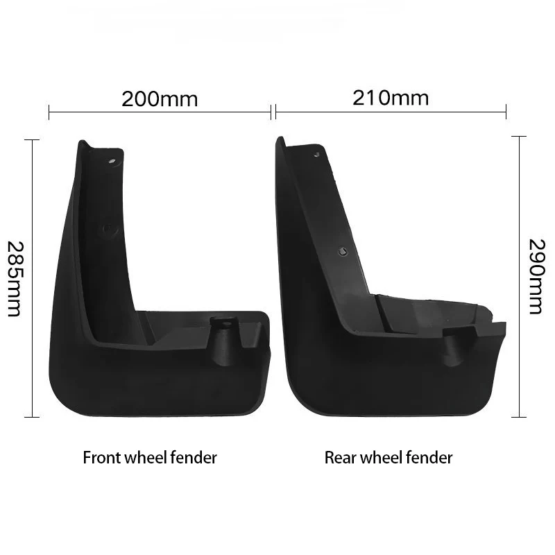 

4 шт. для BMW X2 F39 2018 2019 2020 2021, переднее и заднее автомобильное брызговик, брызговики, брызговики-A97E