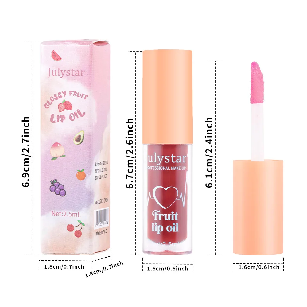 MISS ROSE-Gelée de cristal hydratante et repulpante, huile brillante, maquillage, sexy, lèvres pulpeuses, scintillantes, teintées, soin cosmétique