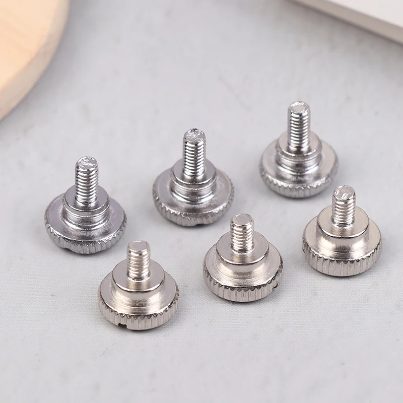 10Pcs Thread Length 5.3/7.5MM Metal Lockstitch Sewing Machine Long Screws Big Head Screw Hem Pull Cylinder Tube Hemmer Screw