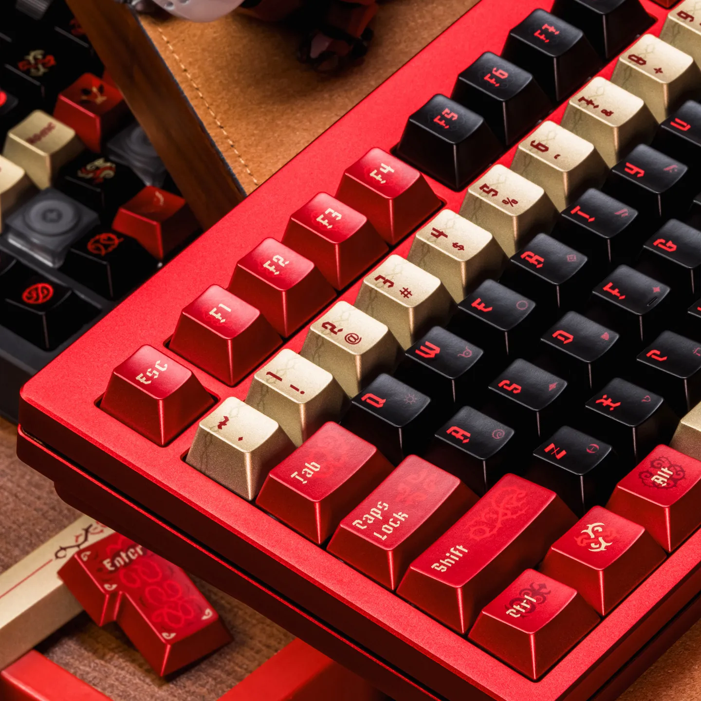 144 keys PBT Keycap set Cherry profile dyesub with metallic paintings red 68/80/84/980/104 keyboard
