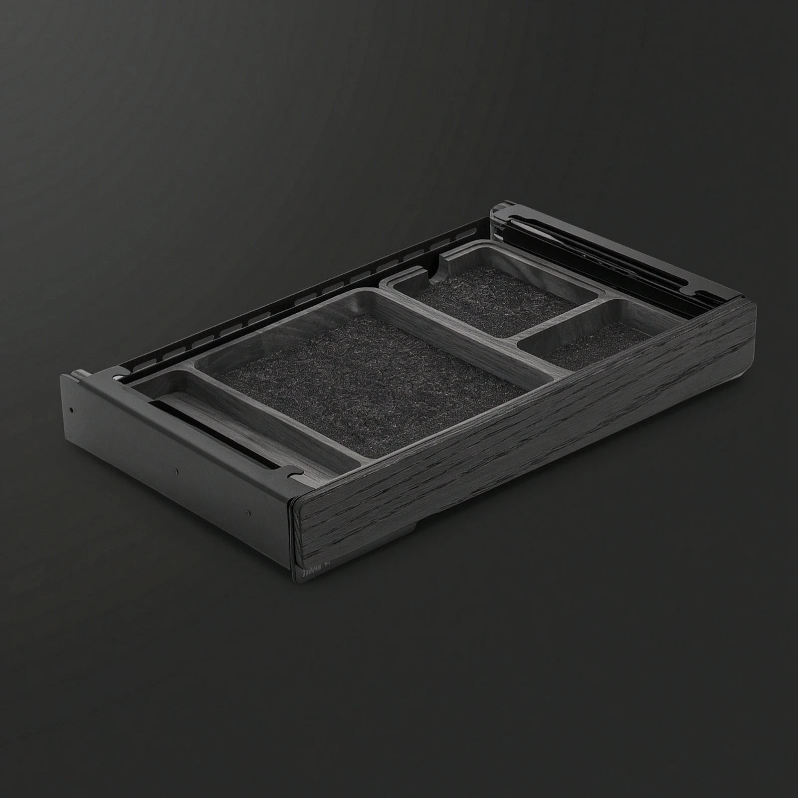 Under-Desk Drawer Wood-Grain Under Desk Drawer Organizer Metal Space-Saving for Home Office, Study