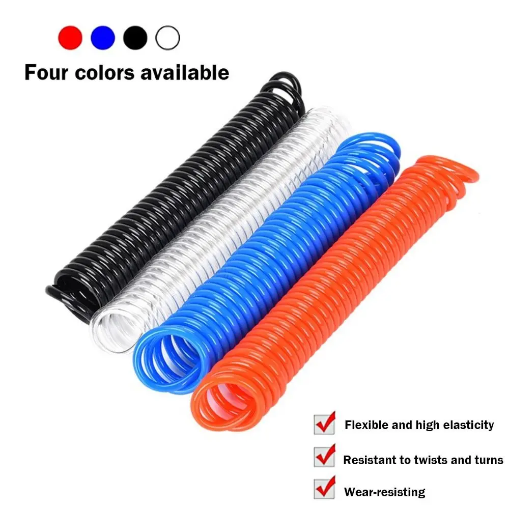 Industrial Air Compressor Tube Flexible PU Air Compressor Hose PU Multiple Colors Air Compressor Hose Tube Spiral Pipe