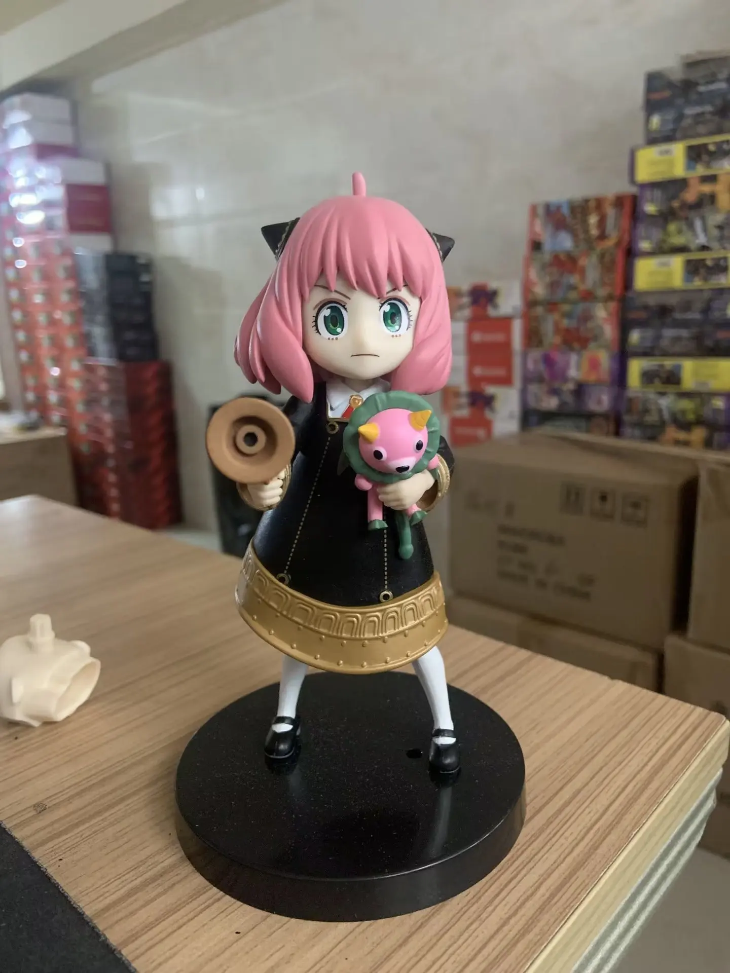 

Ania Ananya Spy Home Toy Pistol Model with Dual Face Change Anime Figurines
