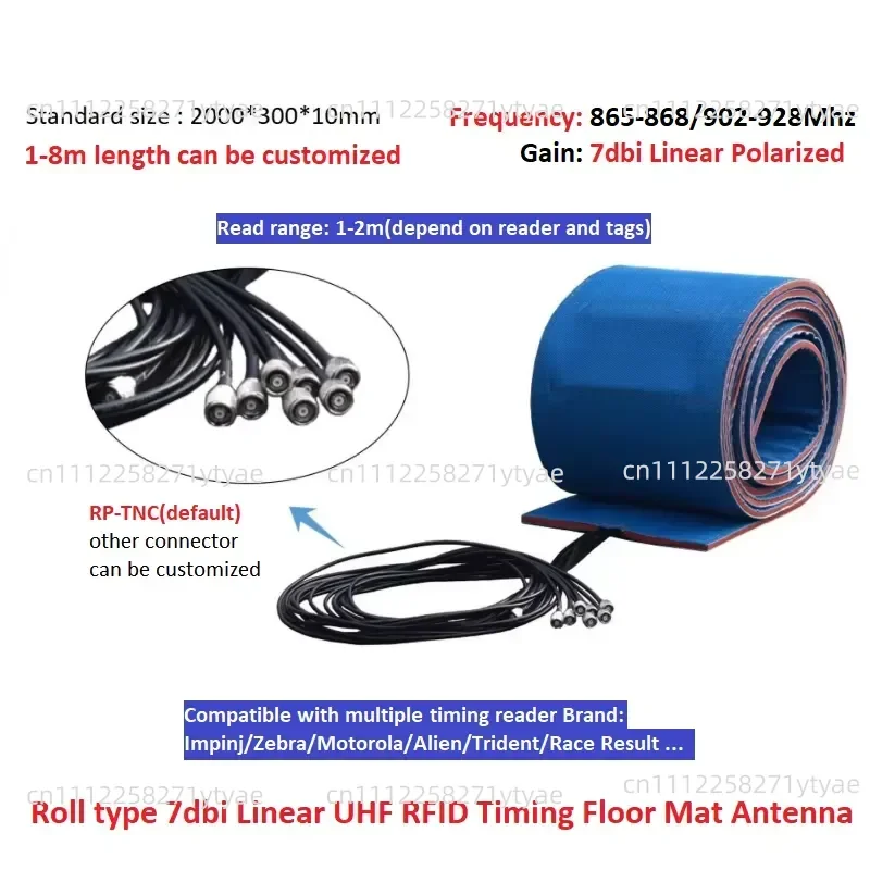 Suitable for Use with The Waterproof/weatherproof 860-960 Sports Timing System (YND2000300) During Events