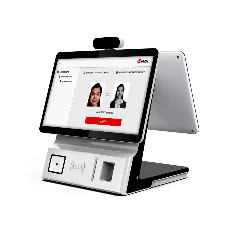Desktop Biometric Terminal 8.5kg 6kg Optional Net Weight Stable Structure