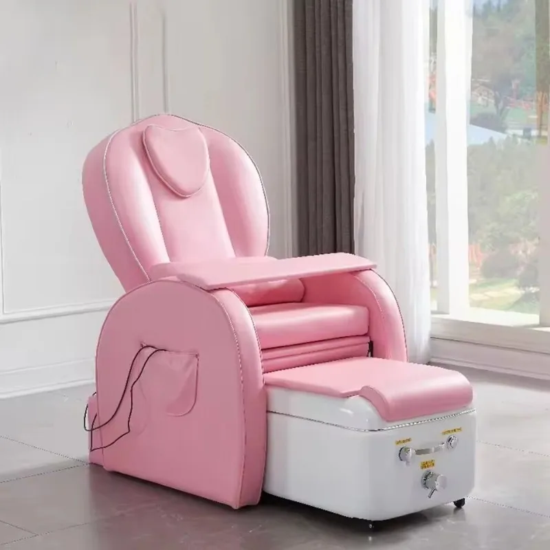 New Design Multifunctional Equipment Pink Manicure Electric Luxury Massage Foot Spa Pedicure Chair