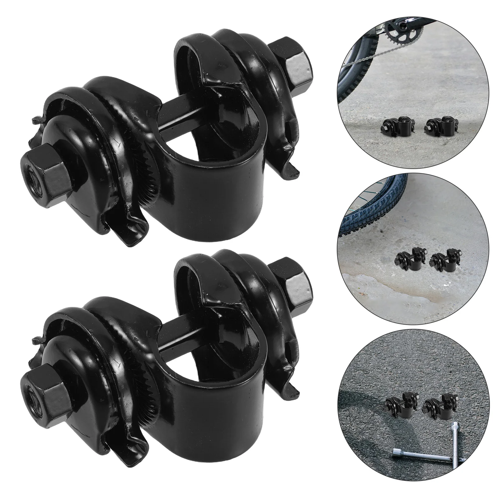 

2Pcs Bicycle Seat Adapter Clamp Durable Comfortable for Mountain Folding Bikes Seatpost Conversion Bike Seat Conversion Bracket