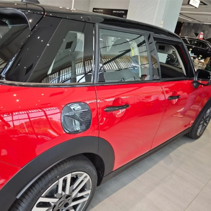 

For Mini Cooper F65 F66 F67 2025 Exterior door bowl handle modification decoration protection carbon fiber door handle sticker
