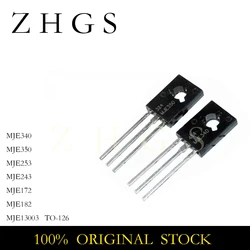 10PCS MJE340 MJE350 MJE253 MJE243 MJE172 MJE182 MJE13003 TO-126 MJE 5PAIR MJE340+MJE350 MJE253+MJE243 MJE172+MJE182 NEW STOCK