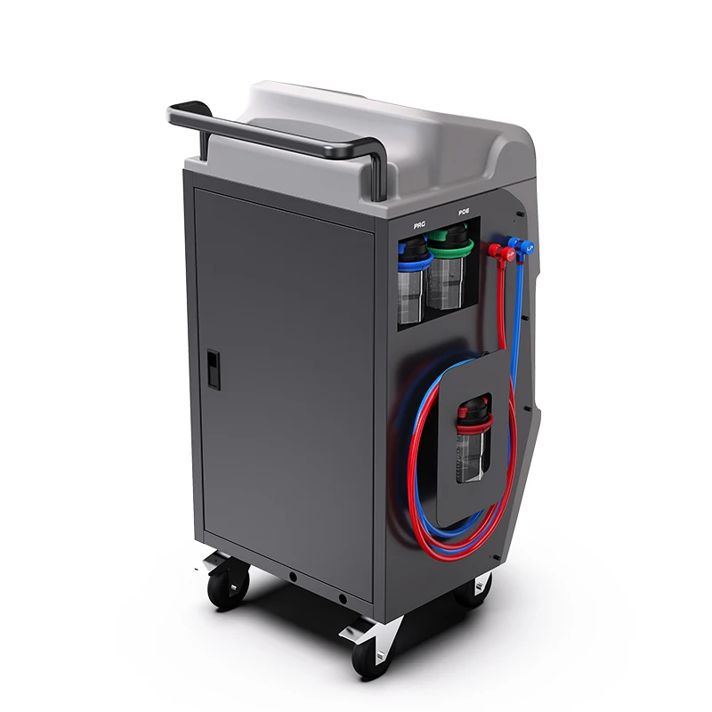 X545 R134a refrigerant gas recovery machine / Automatic AC Service station with big LCD screen