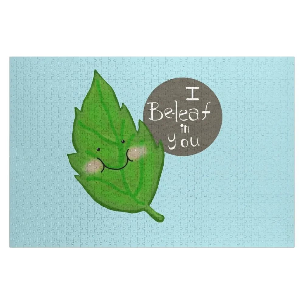 I be-leaf in you Jigsaw Puzzle Game Children Jigsaw For Kids Puzzle