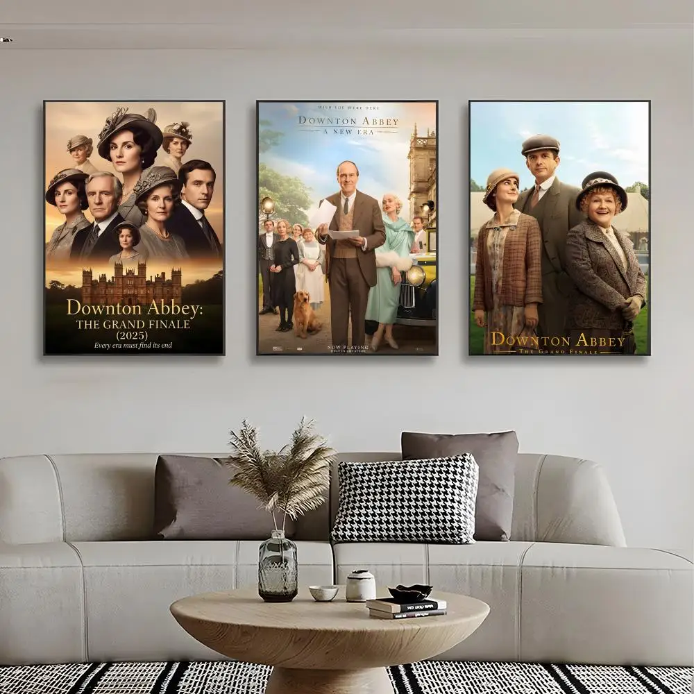 1 قطعة الدراما التاريخية التلفزيون D-Downton AbbeyS المشارك قماش جدار الفن طباعة المشارك ديكور جدارية ديكور المنزل هدية غير المؤطرة #3