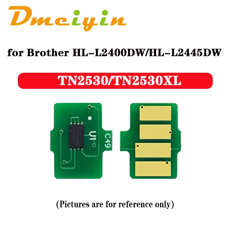 TN2530 TN2530XL TN2530XXL ANZ Toner Chip  for  Brother HL-L2400DW/HL-L2445DW/HL-L2460DWHL-L2464DW/HL-L2480DW/MFC-L2800DW