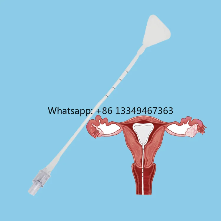 Intrauterine Balloon Uterine Stent PC Silicone Paper PE Materials for Placement Following Surgical Procedure