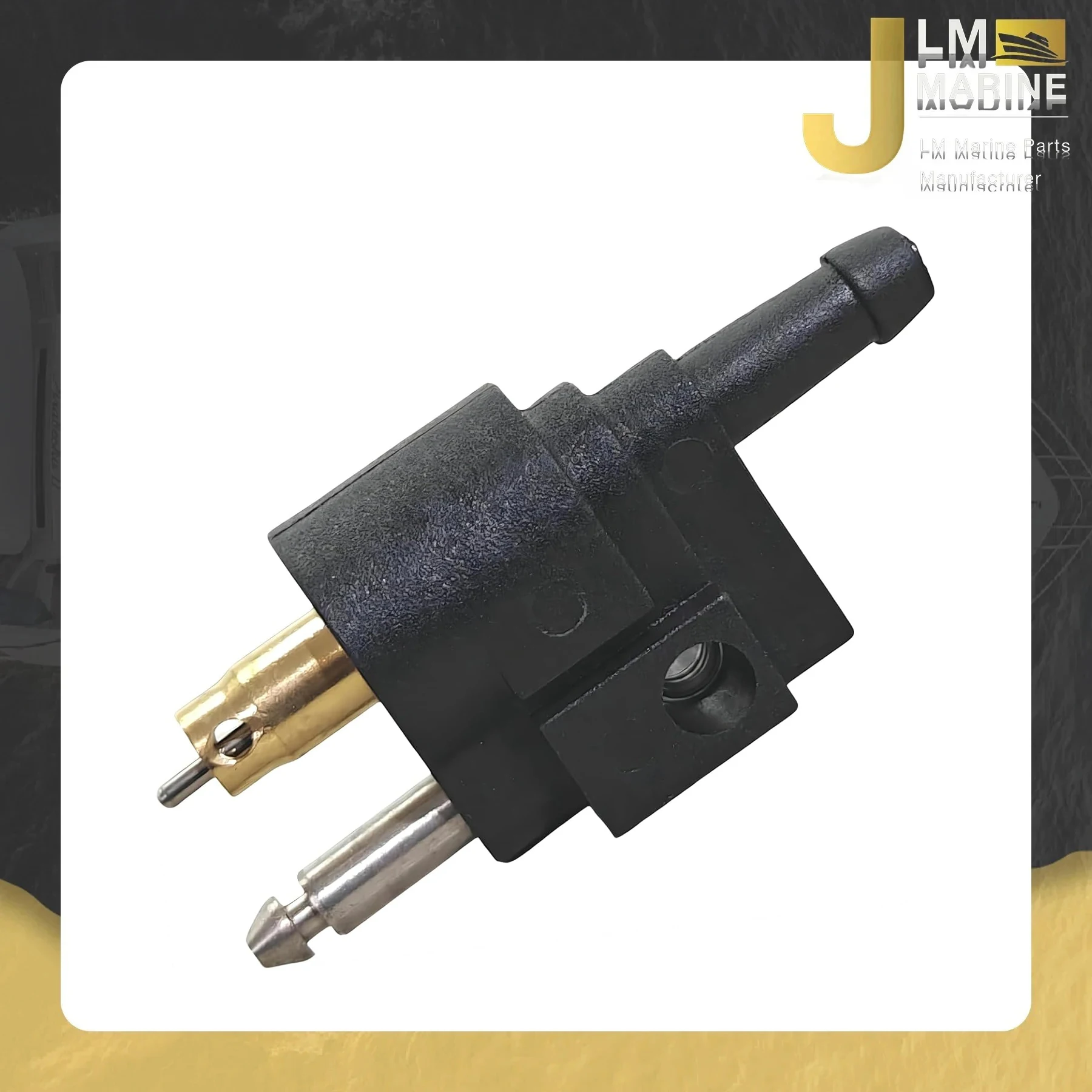

1/4 Fuel Pipe Joint for Yamaha Outboard Motor Fuel Tank 6mm Hose 6G1-24304-01