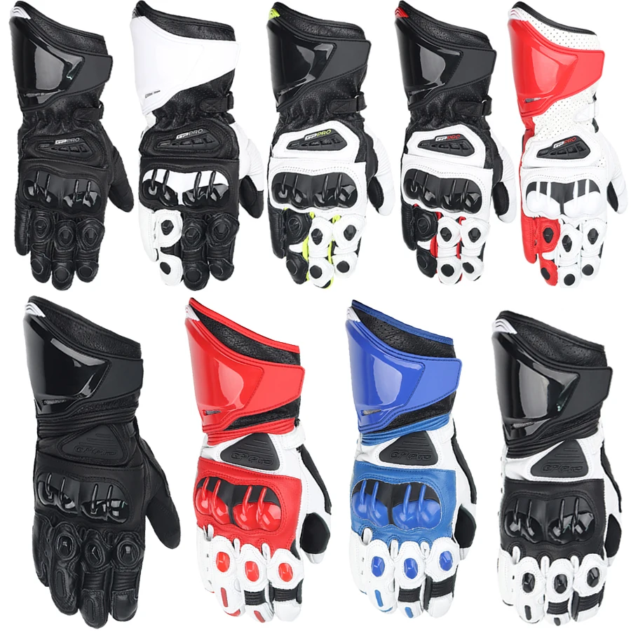 

НОВЫЕ мотоциклетные кожаные длинные мотоциклетные гоночные спортивные защитные перчатки Two-X Gp Pro с сенсорным экраном для мужчин