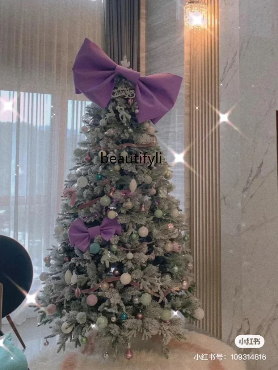 

YH Luxury encrypted Christmas tree export falling snow white US version 1.5 meters home white Christmas tree decoration