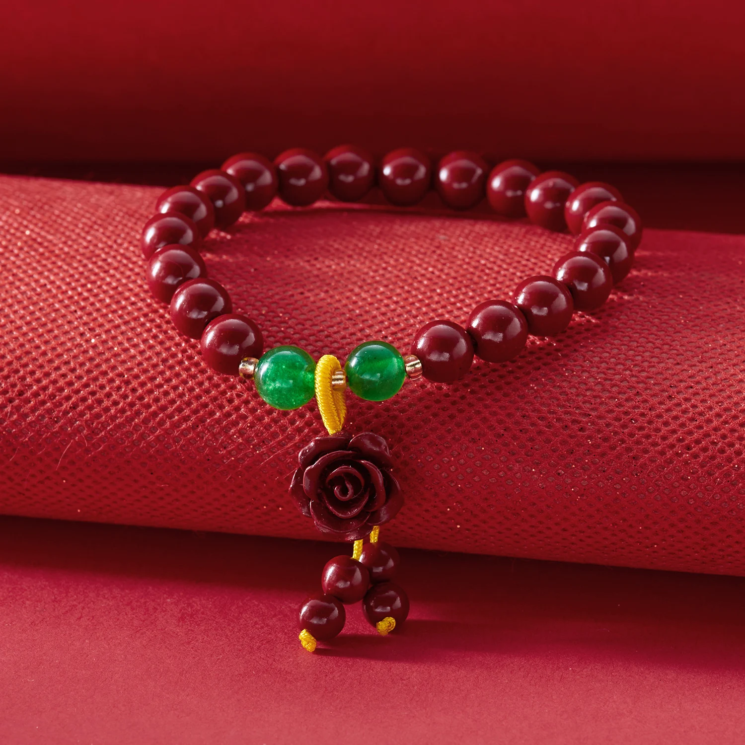 الصينية فنغ شوي الأحمر تقليد الزنجفر مطرز أساور للنساء الرجال بي شيوى لوتس جلب الثروة حسن الحظ الازدهار مجوهرات #5