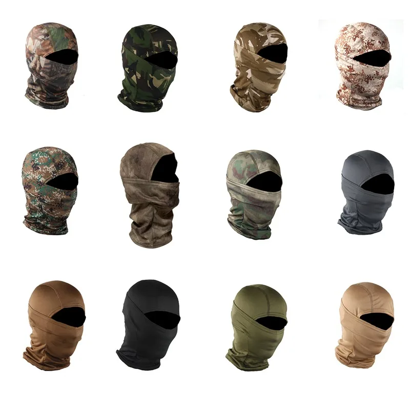 Camouflage Balaclava Full Face Mask CP Hat Bicycle Cycling Bandana Neck Gaiter