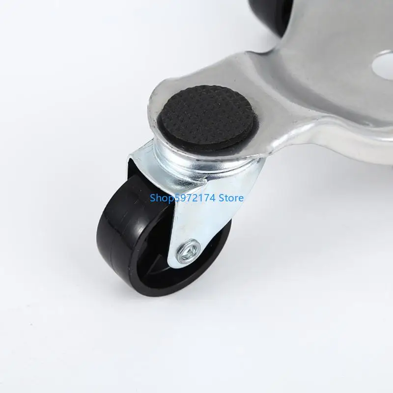 Y3NB Carbon Steel Triangular Base Mover Dollies With Wheel Effortless Item Relocation
