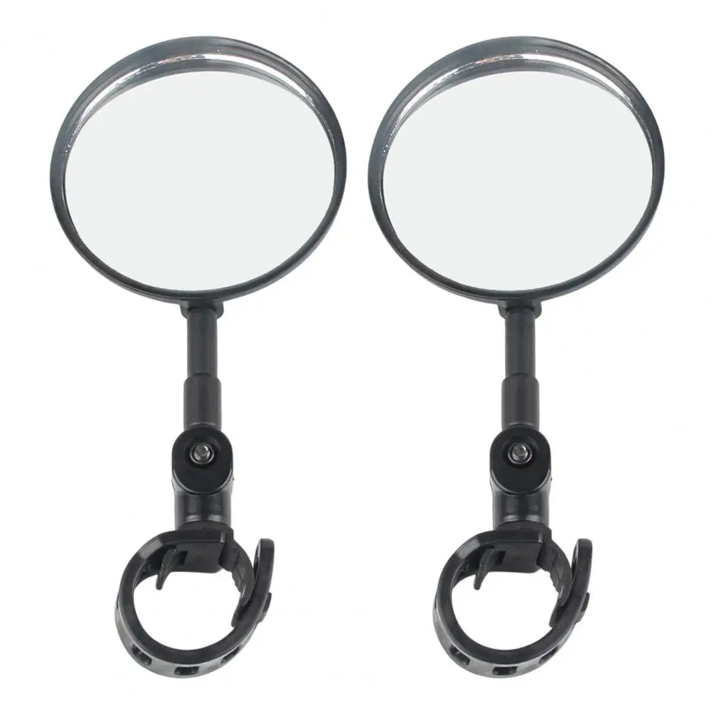 Mirror Glass/Acrylic Cycling Rearview Mirror Convex Adjustable MTB Bike Handlebar Mirror Wide-Angle Cycling Rear View Mirrors