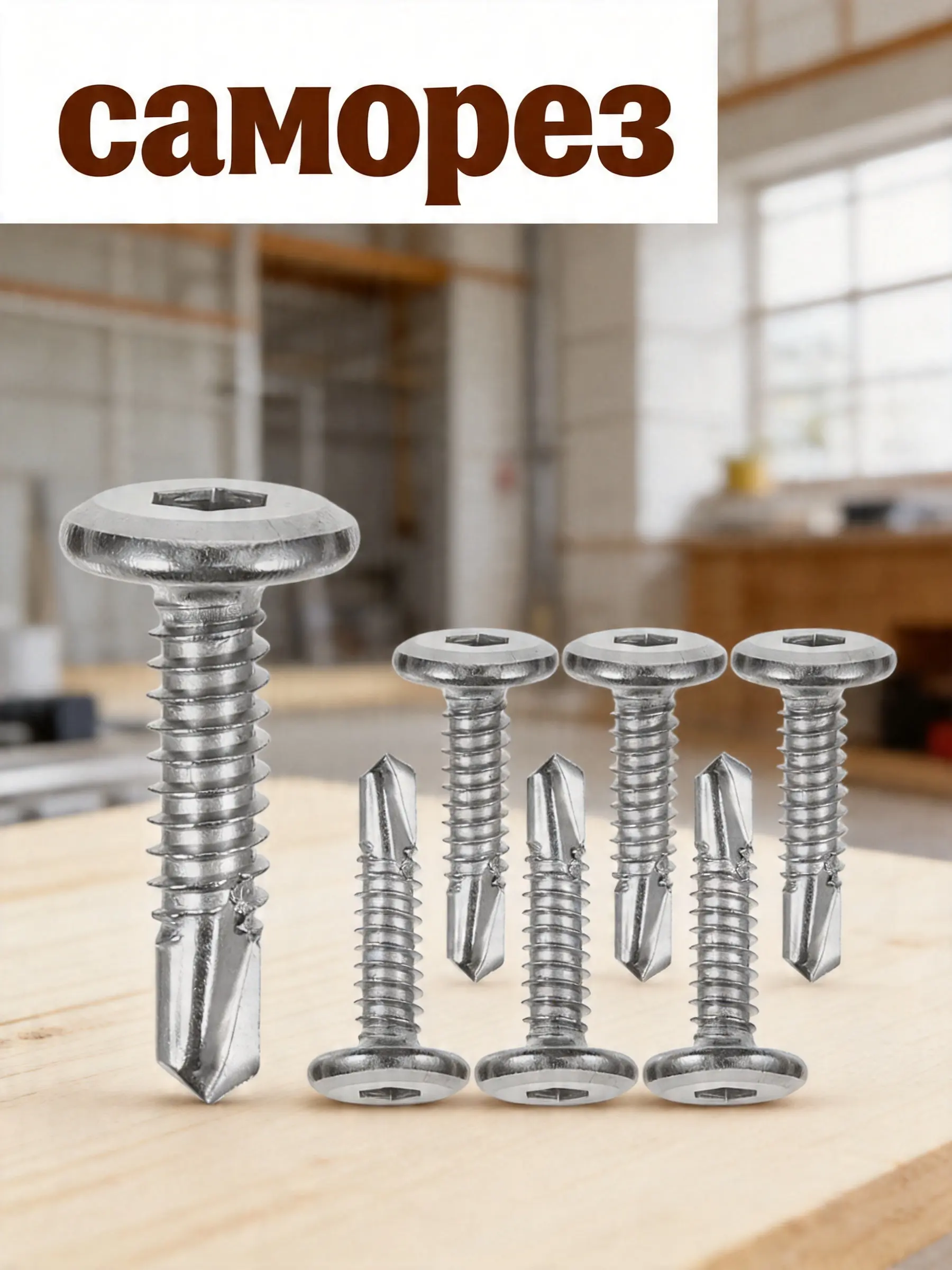 20Pcs Stainless Steel Self-Tapping Fencing Screws Head Hex Drive for Outdoor Fence Gate Metal Railing Installation
