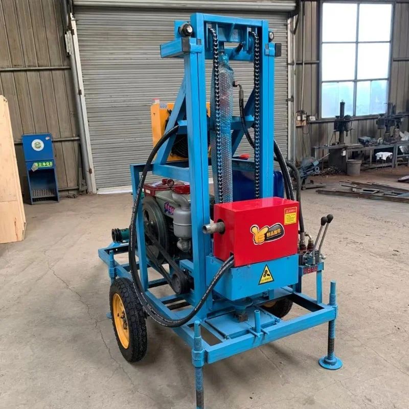 

Portable Hydraulic Deep Well Drilling Machine Small Fold Water Well Drilling Rig