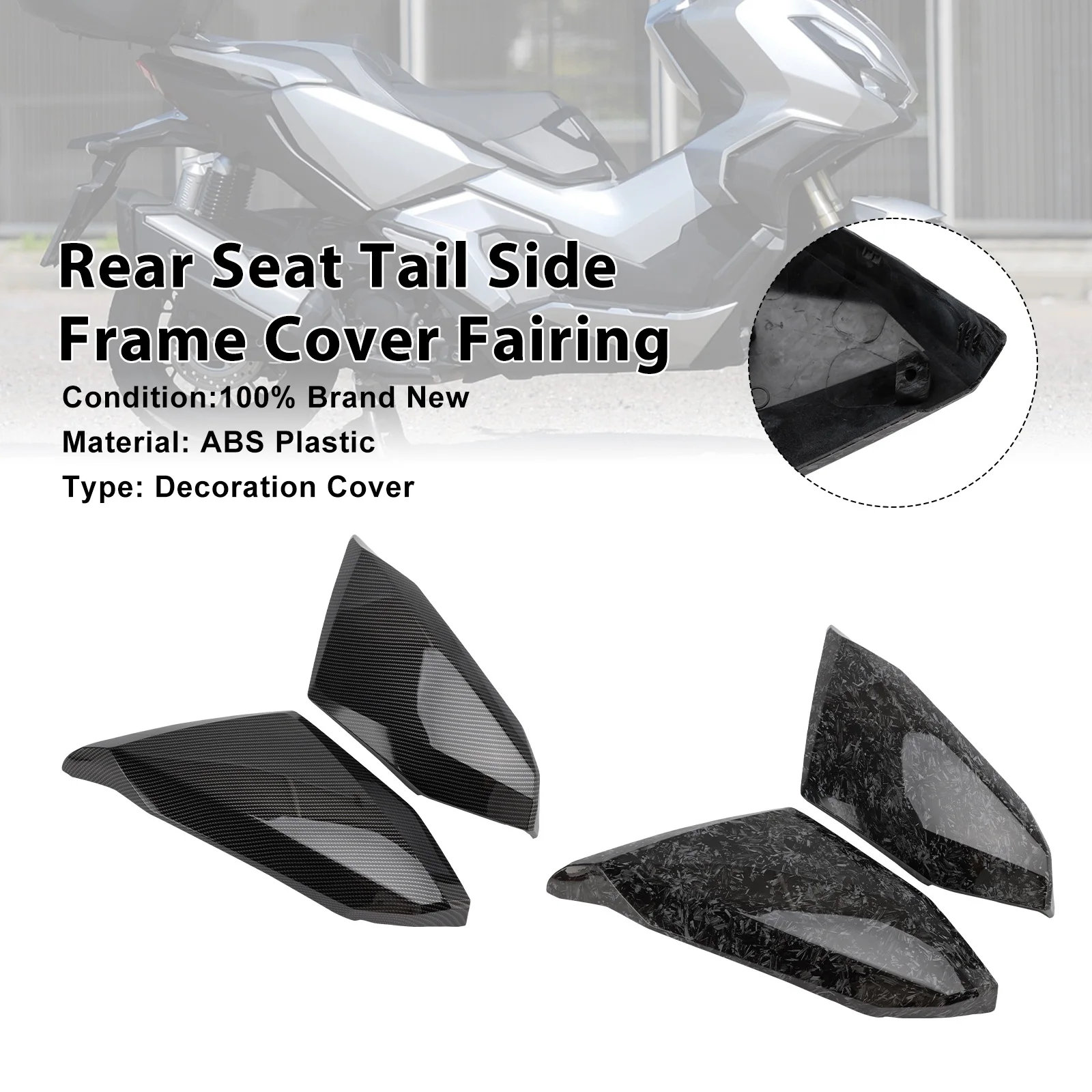 Topteng Rear Seat Tail Side Frame Cover Fairing For Honda ADV 350 2022 2023 2024 2025
