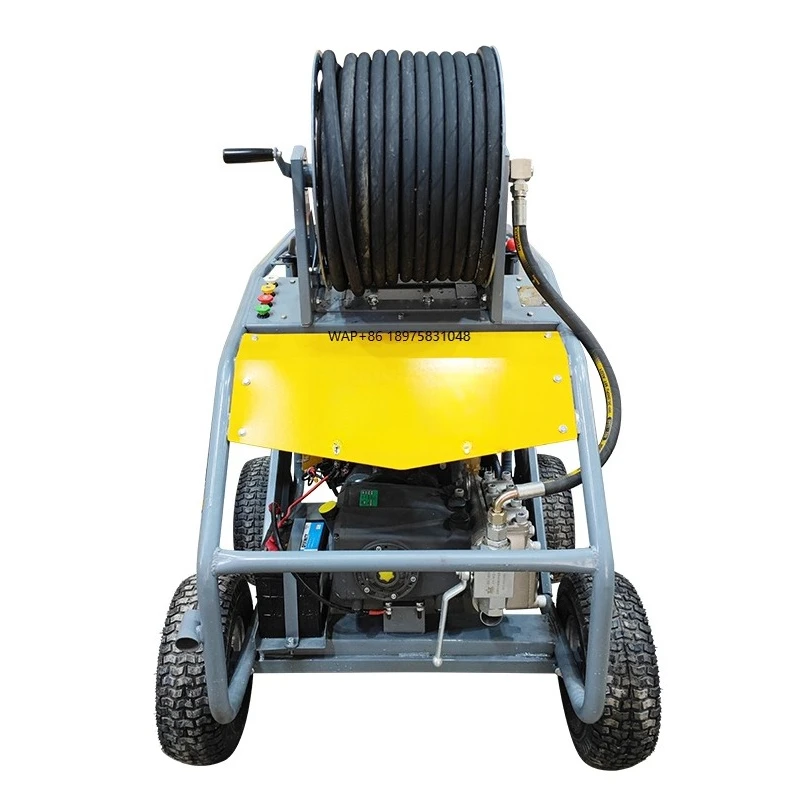 High Pressure Car Washer Sewer Drainage Pipe Cleaner Drain Cleaning Dredging Machine Reasonable Price