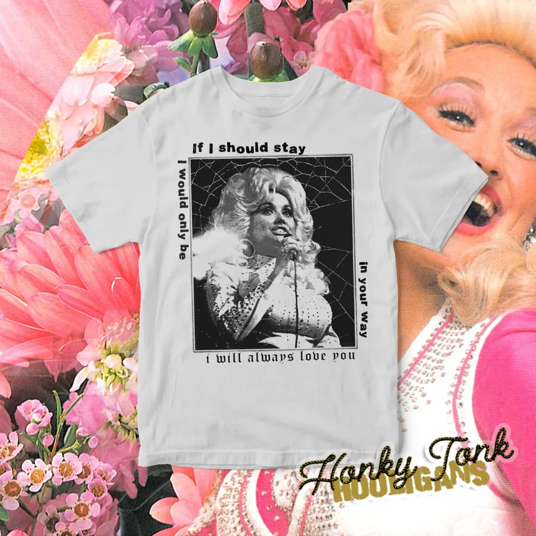 Dolly Parton I Will Always Love You, Heavyweight Cotton Unisex T-Shirt
