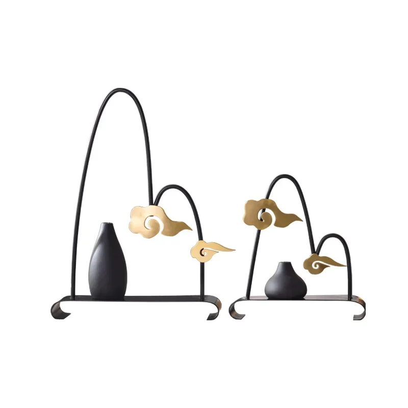 

Metal resin large ornament household living room light luxury club hotel