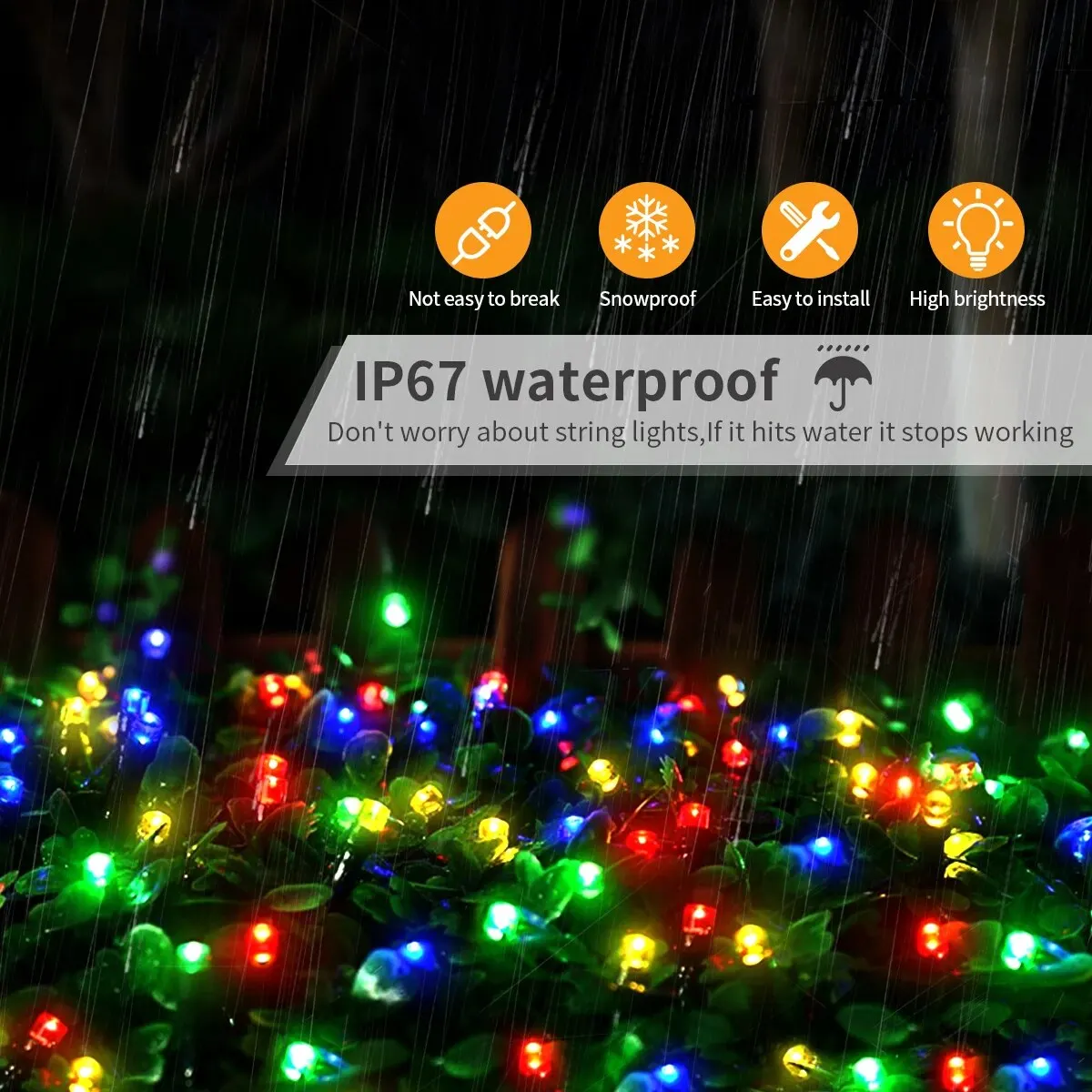 50M 100M Christmas LED String Lights 220V Outdoor Waterproof Garland Fairy Light For Marry Holiday Garden Street Lawn Decoration