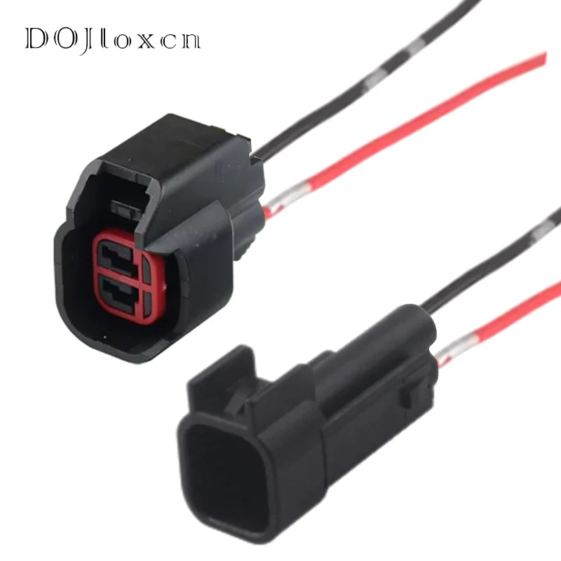 1/5/10/20/50 Sets 2 Pin 7283-5967-30 Wiring Harness Plug EV6/EV14 Car Fuel Injector Connector For Dodge LS2 LS3 GM Mazda 6 Ford
