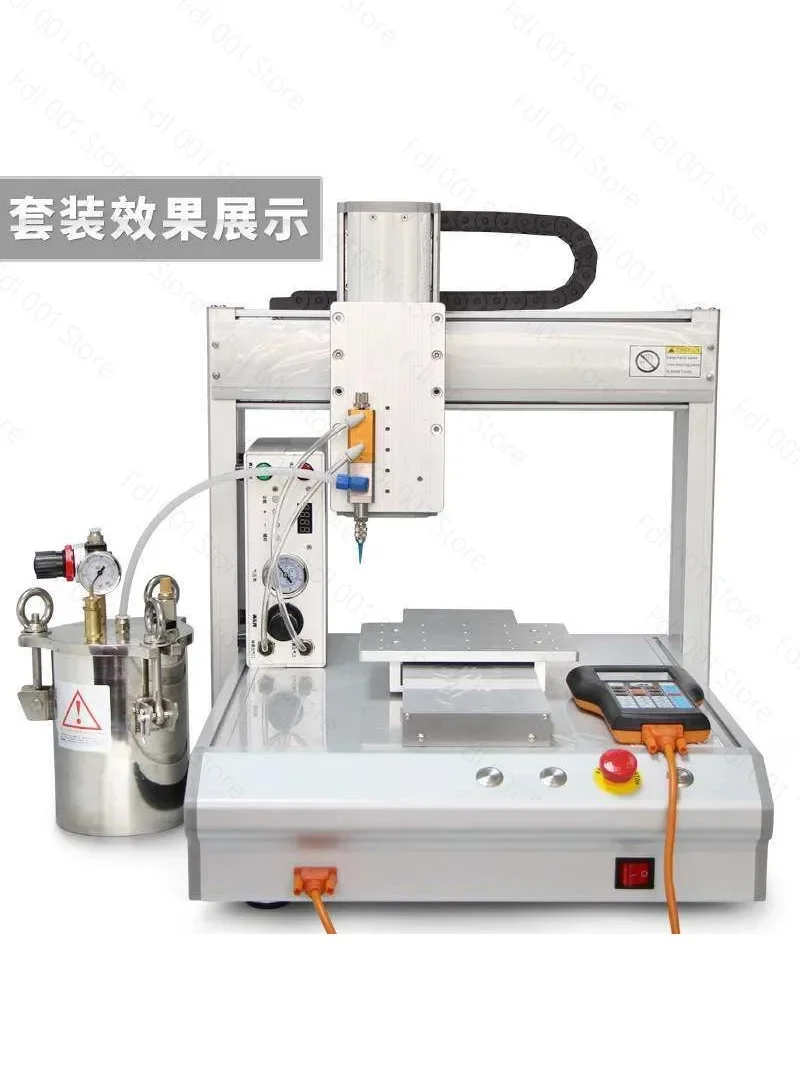 Fully Automatic Three-Axis Platform Dispensing Machine XYZ Motion Precision Gluing 3D Coating Machine Guide for Industrial Use