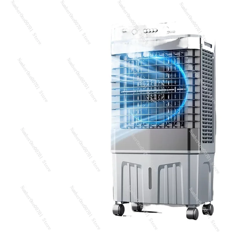 Household Air Cooler Refrigeration Mobile Water Cooled Air Conditioner Cold Air Fan Water Filling