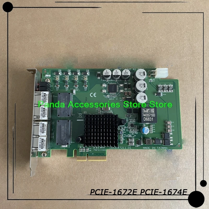 

PCIE-1672E/1674E For Advantech 4-port Visual Image Capture Card POE Network Card PCIE-1672E PCIE-1674E