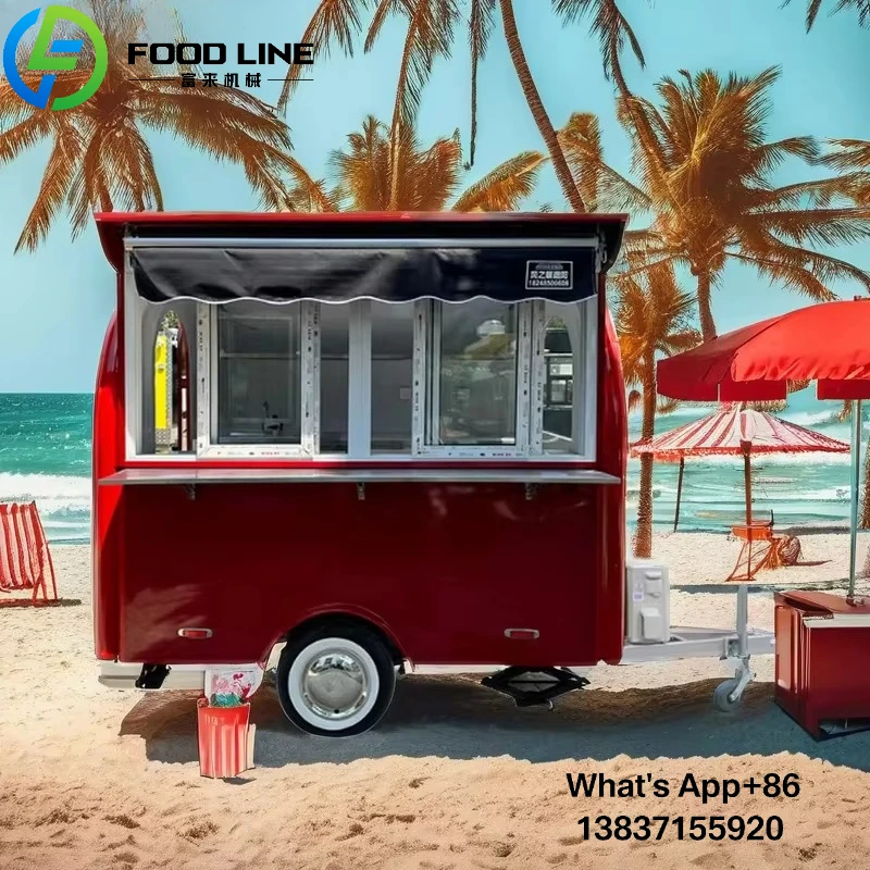 

Custom USA Approved French Standard Food Trailer Mobile Event Pizza BBQ Ice Cream Food Truck Trailer Buy Price