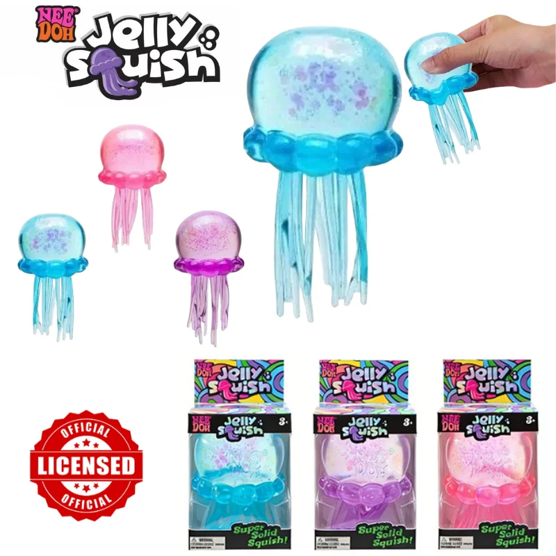 Nee Doh Jelly Hops Octopus Waterproof Water Play Sensory Fidget Toy Gift for Boys Girls
