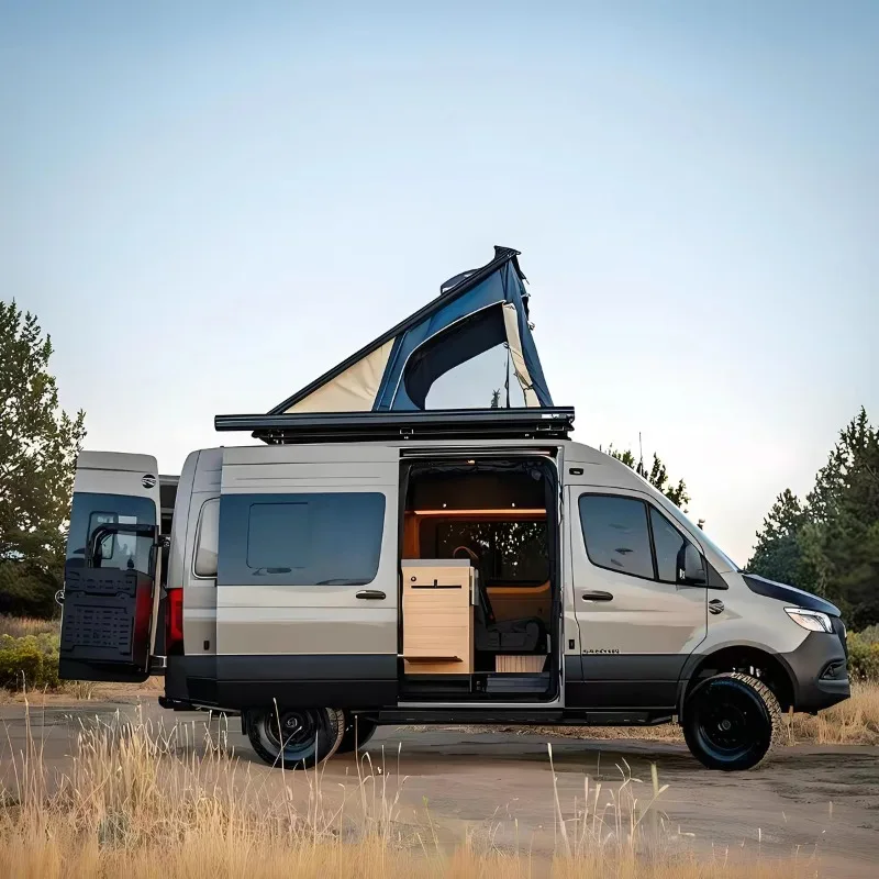 Truck, RV, overhead tent, van, camper, modified sunroof in and out of the overhead tent, aluminum alloy