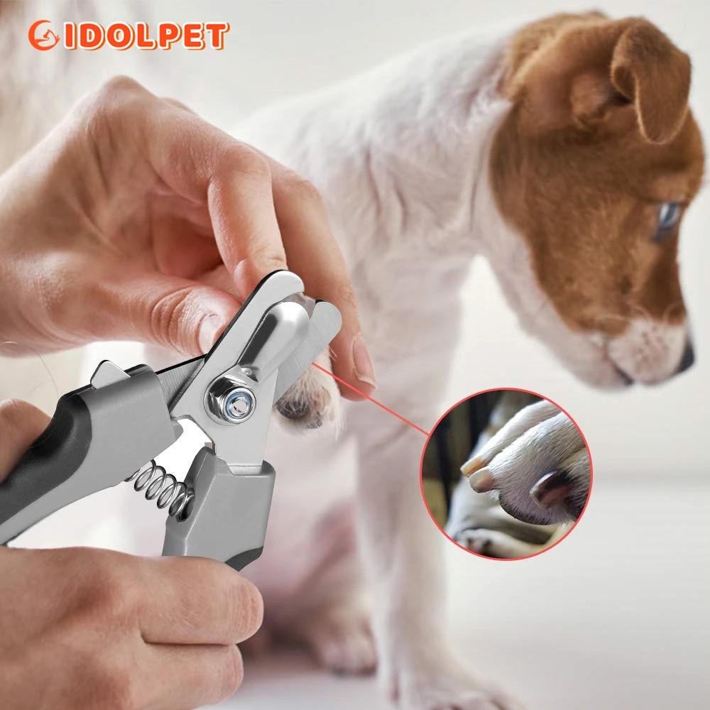 Dog Nail Clipper Professional Pet Nail Clipper with Safety Guard Pet Nail Clippers for Medium Large Dogs Cats Pet Grooming Tools