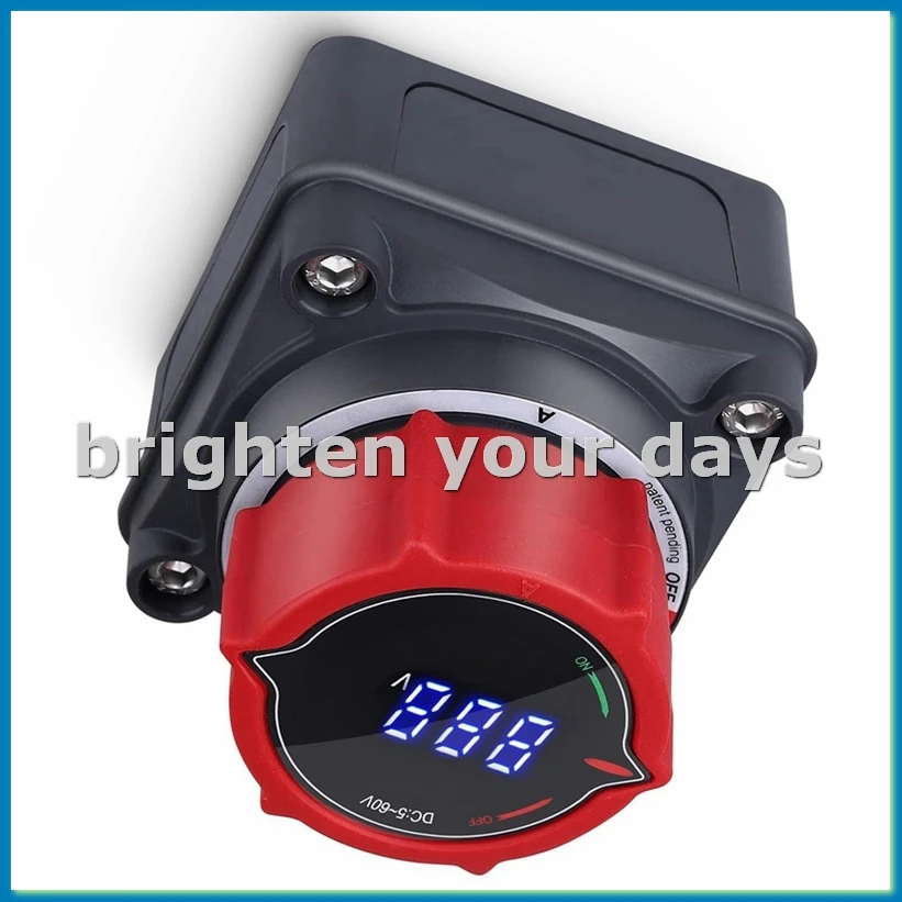 

Главный изолятор постоянного тока 5-60 В, выключатель отключения/выключения аккумулятора, выключатель с вольтметром для морской лодки, автомобиля, грузовика RV-A79U