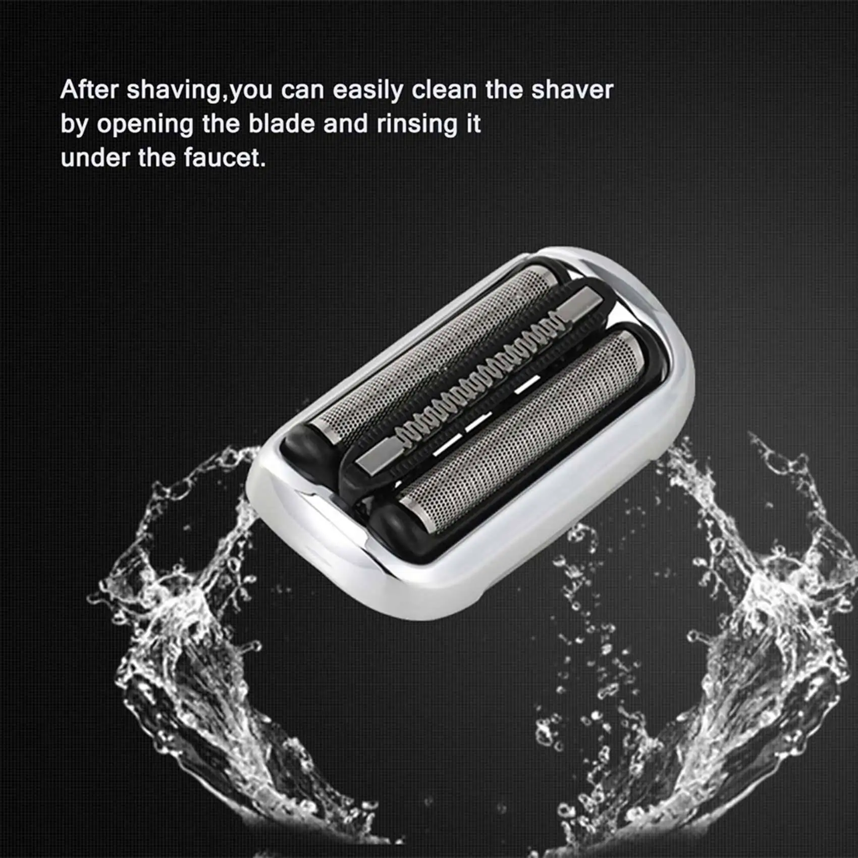 

A94E-2X 73S Replacement Shaver Head For Braun Electric Razor Series 7 S7 7020S, 7025S, 7085Cc, 7027Cs, 7071Cc And 7075Cc