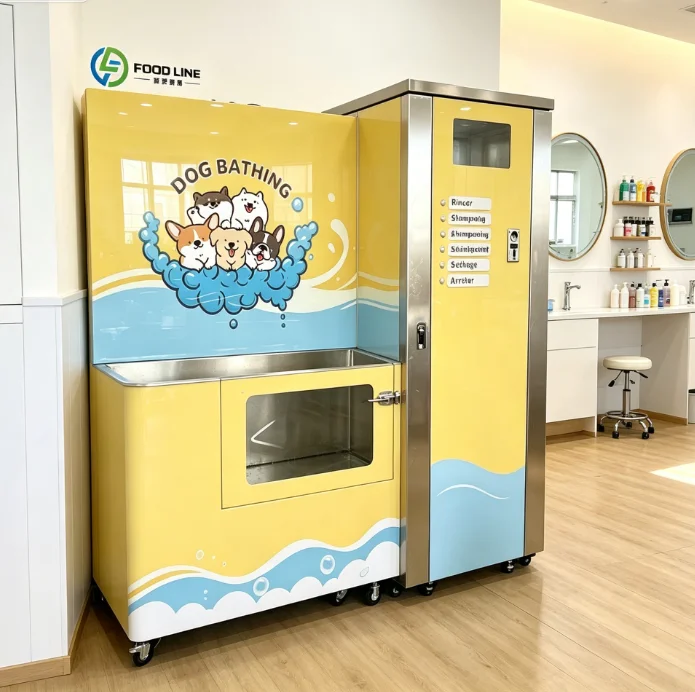 Outdoor Waterproof Pet Washing Machine 24 Hour Self Service Pet Washing Machine