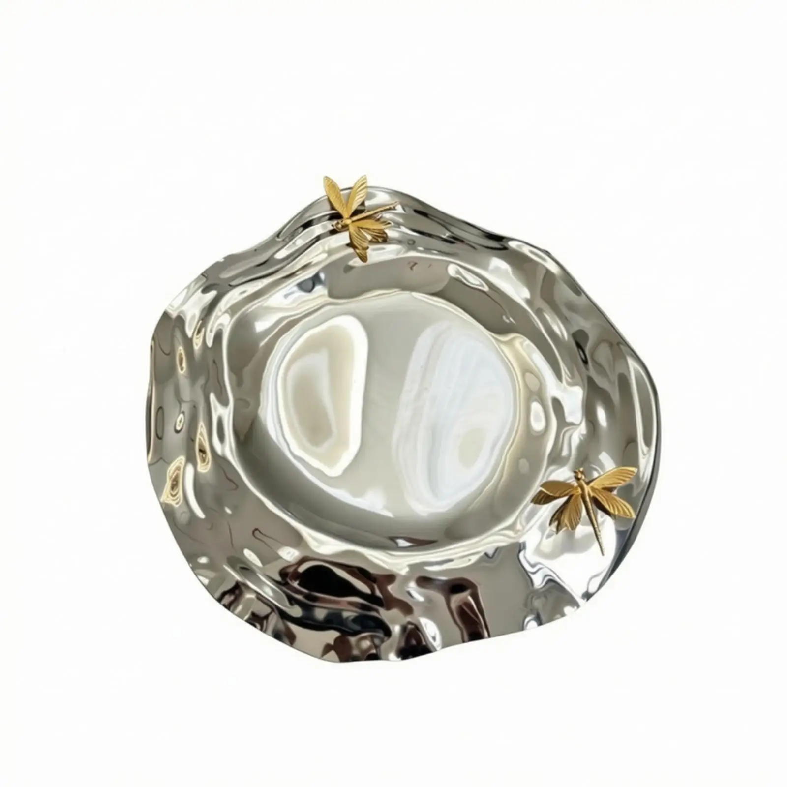 Fruit Plate Modern Serving Plate Versatile Tabletop Tray for Dining Table,