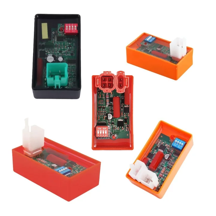 4-6 Pin AC CDI Box with DIP Switch Motorcycle Lgnition Speed limit4000-12000 For WAVE100 Racing YX140 Competitive Racing YX160 image 2