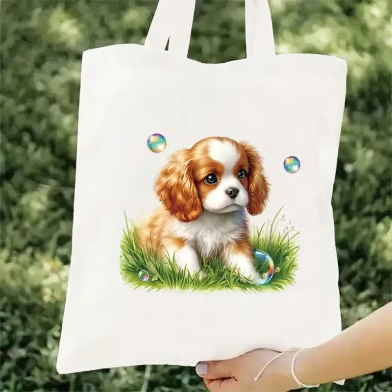 

Cavalier King Charles Spaniel Tote Bag Chic Shoulder BagDurable for Daily Commute, Shopping & Organizing, Daily Commute Bag
