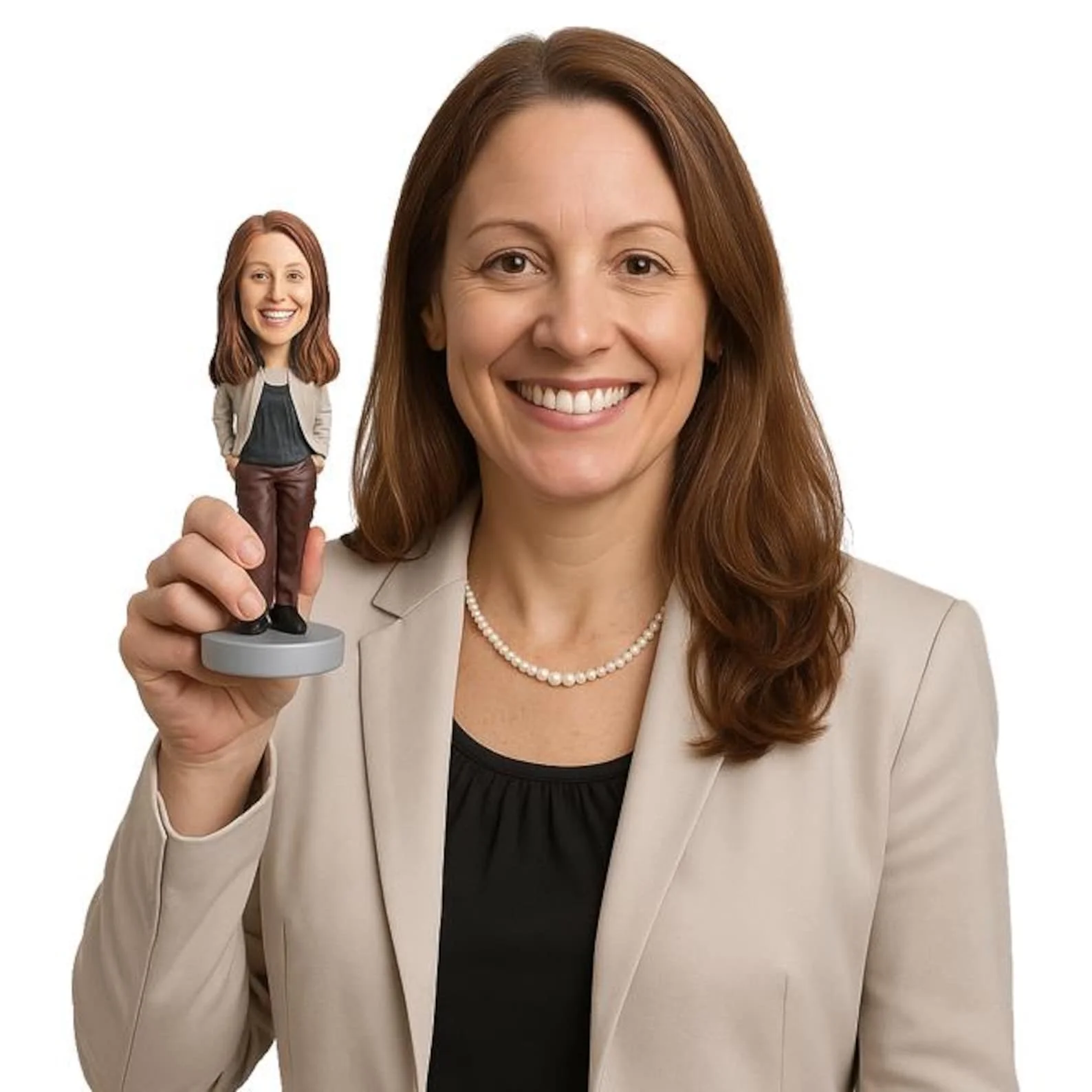 Bobblehead Handmade Custom Bobble Head Clay Figurine Personalized Figure From Picture For Him Her Keepsake Decor Home Decor