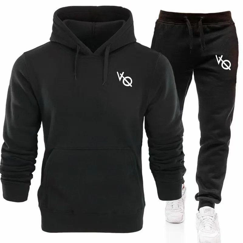 

A New Autumn And Winter Trend All-In-One Hooded Sweatshirt Set For Men And Women Thick And Loose Autumn Sweatshirts