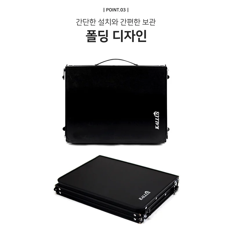 Mini mesa de [3 niveles + bolsa] Mesa Kalus Camp21 Mesa plegable para exteriores Mesa multiusos para picnic y barbacoa